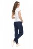 Casual maternity trousers Amanda M010 navy